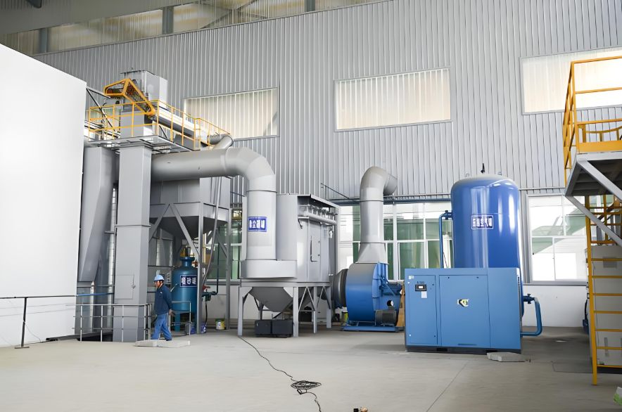 現代化VOCs廢氣處理系統控制室運行場景