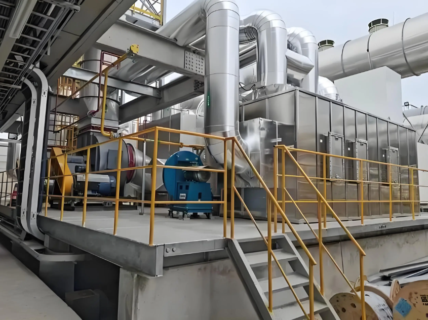 鄭州樸華科技有機廢氣處理設備車間生產實景